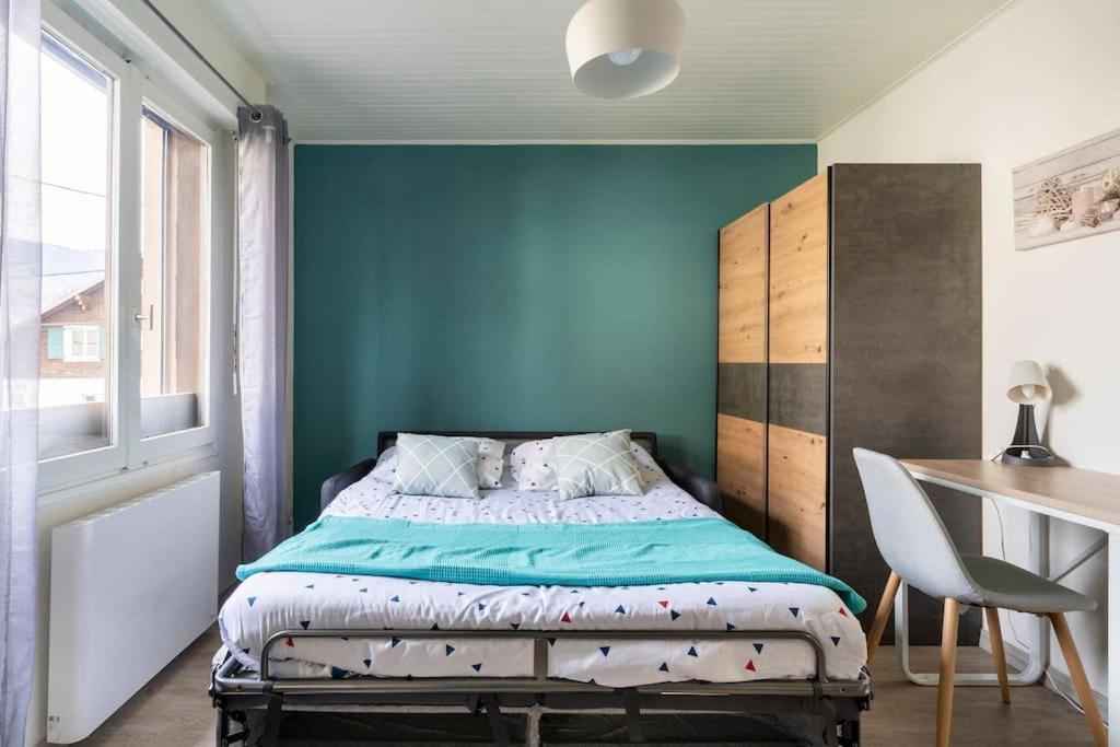 Studio Cosy Proche Du Centre + Parking Gratuit Cluses Exterior foto