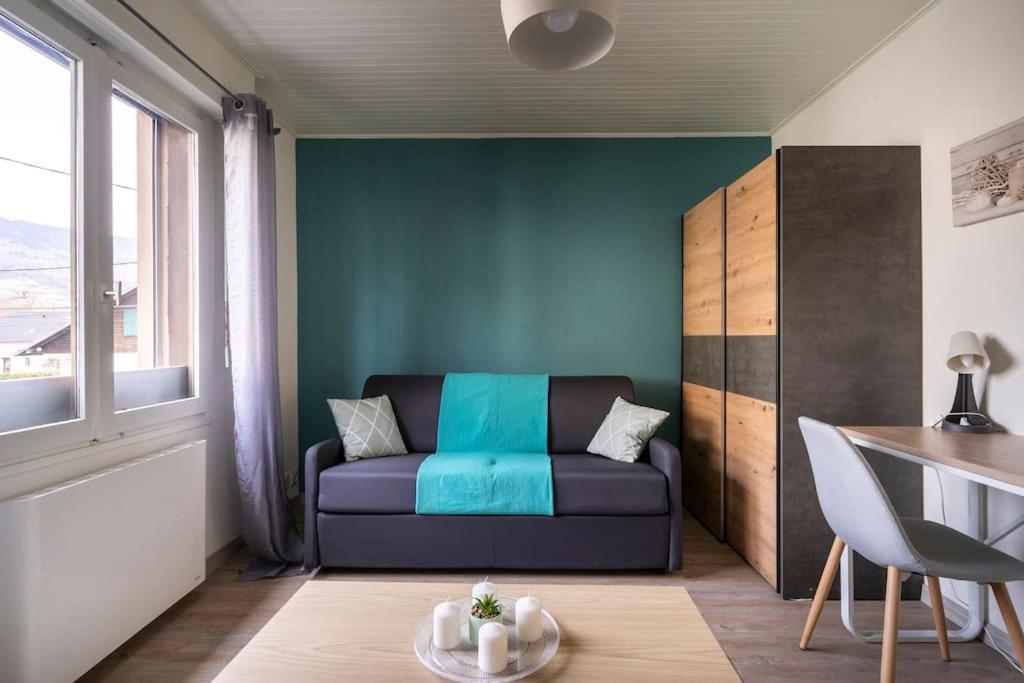Studio Cosy Proche Du Centre + Parking Gratuit Cluses Exterior foto